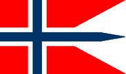 [Denmark naval/state flag - double pointed]